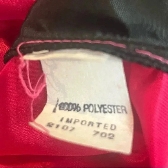 STUNNING VTG Art Deco Layered Geometric Colorblock Satin Secretary Blouse 8 - Picture 6 of 10